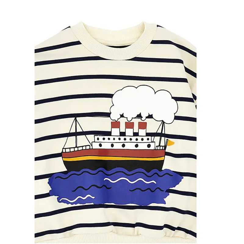 Mini Rodini Ferry Stripe Sweatshirt