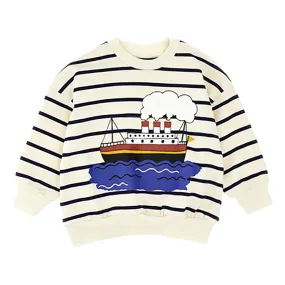 Mini Rodini Ferry Stripe Sweatshirt