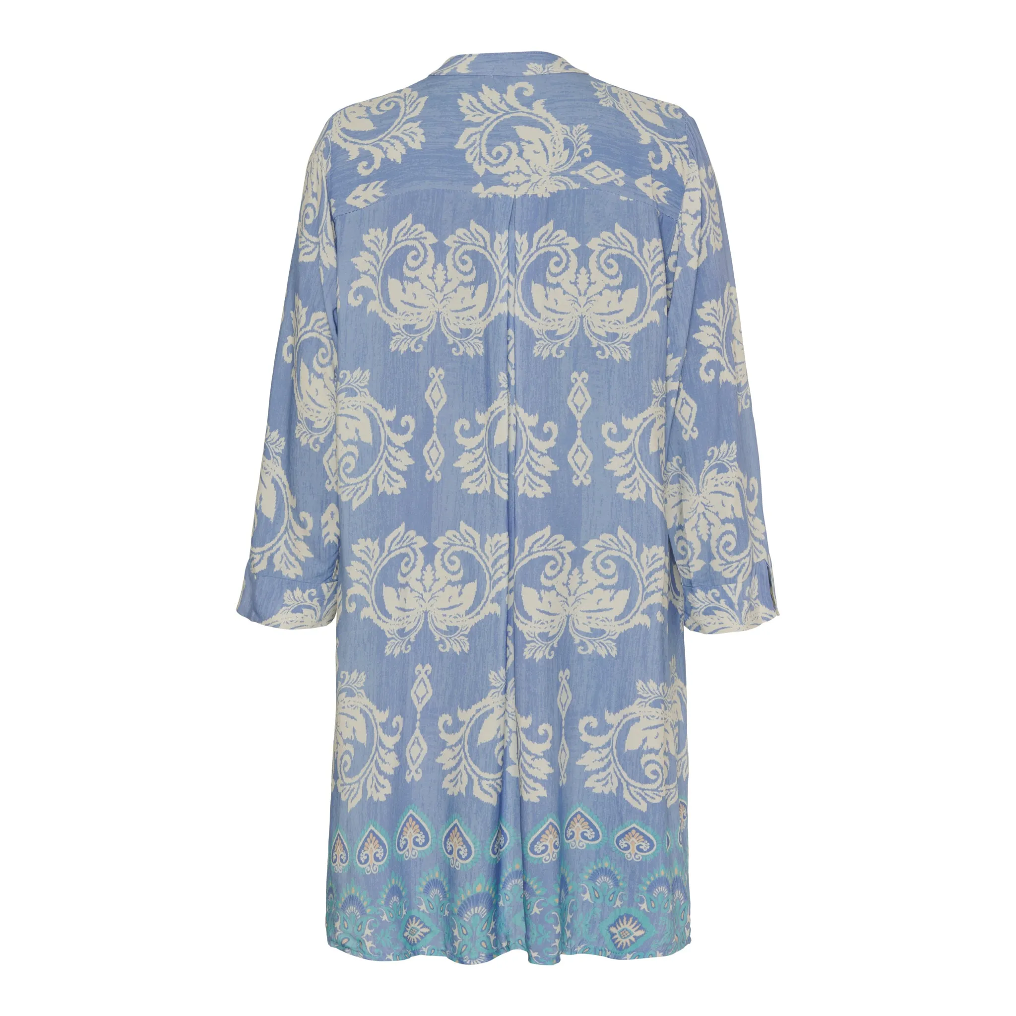 Paisley Tunic Dress Blue