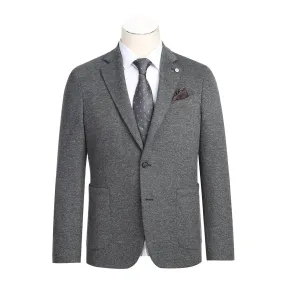 Pellagio Men's Half Canvas Gray Blazer PF23-6