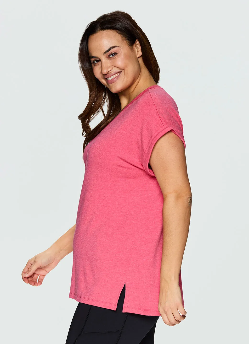 Plus Everyday V-Neck Tunic