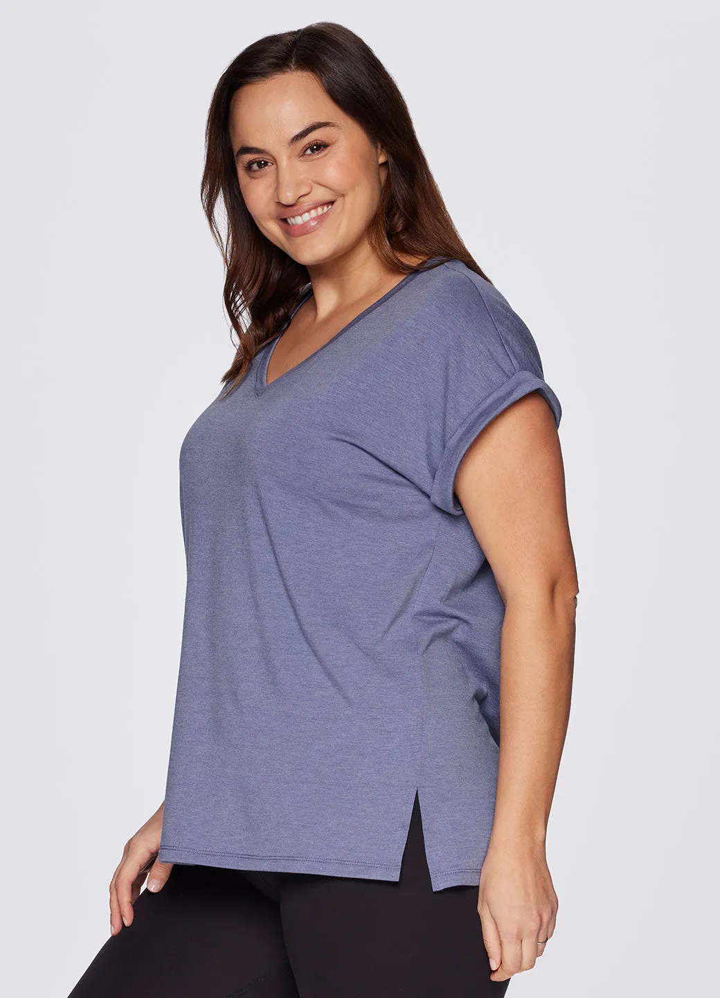 Plus Everyday V-Neck Tunic