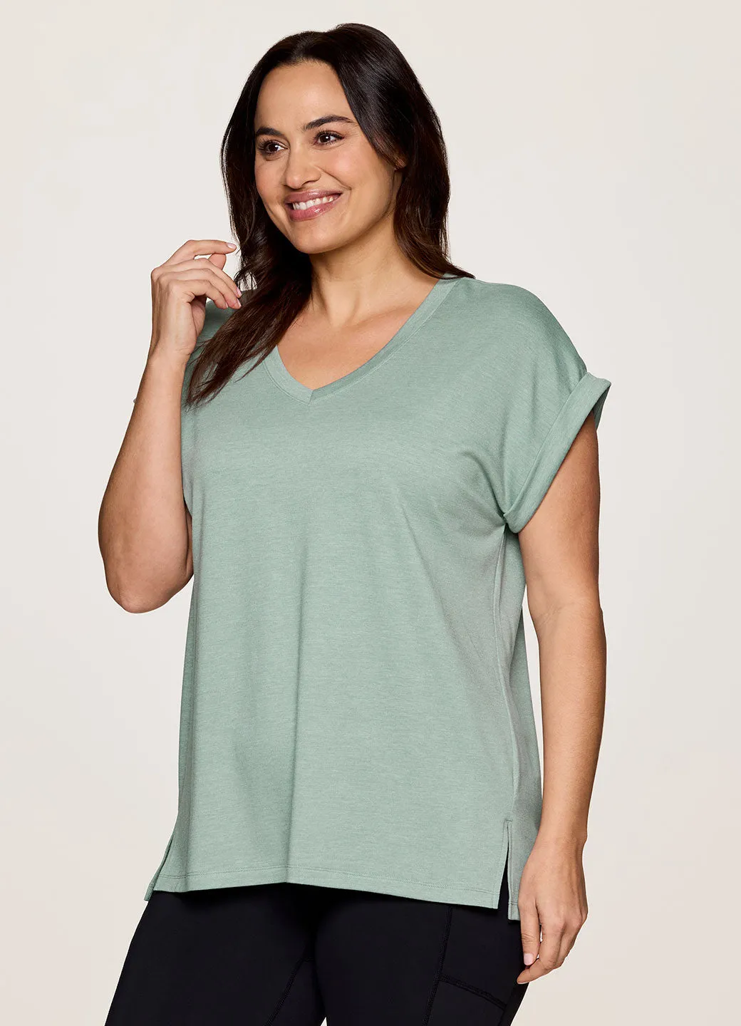 Plus Everyday V-Neck Tunic