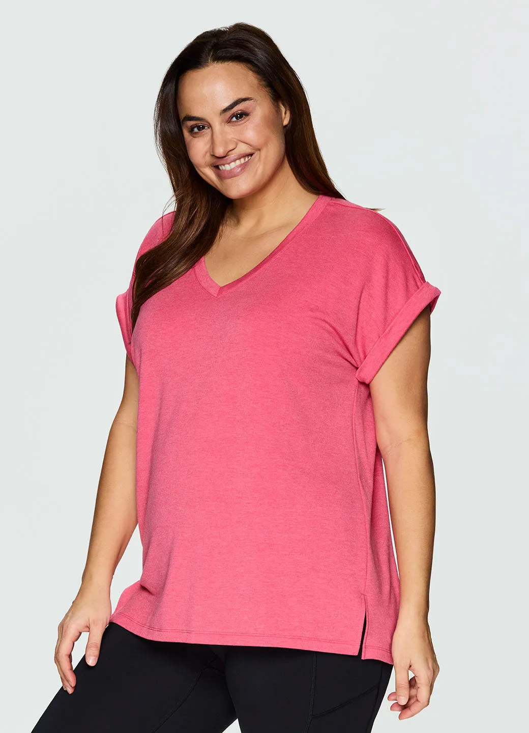 Plus Everyday V-Neck Tunic