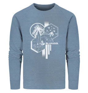 "Geometric Surf Dream" - Unisex Premium Organic Sweatshirt