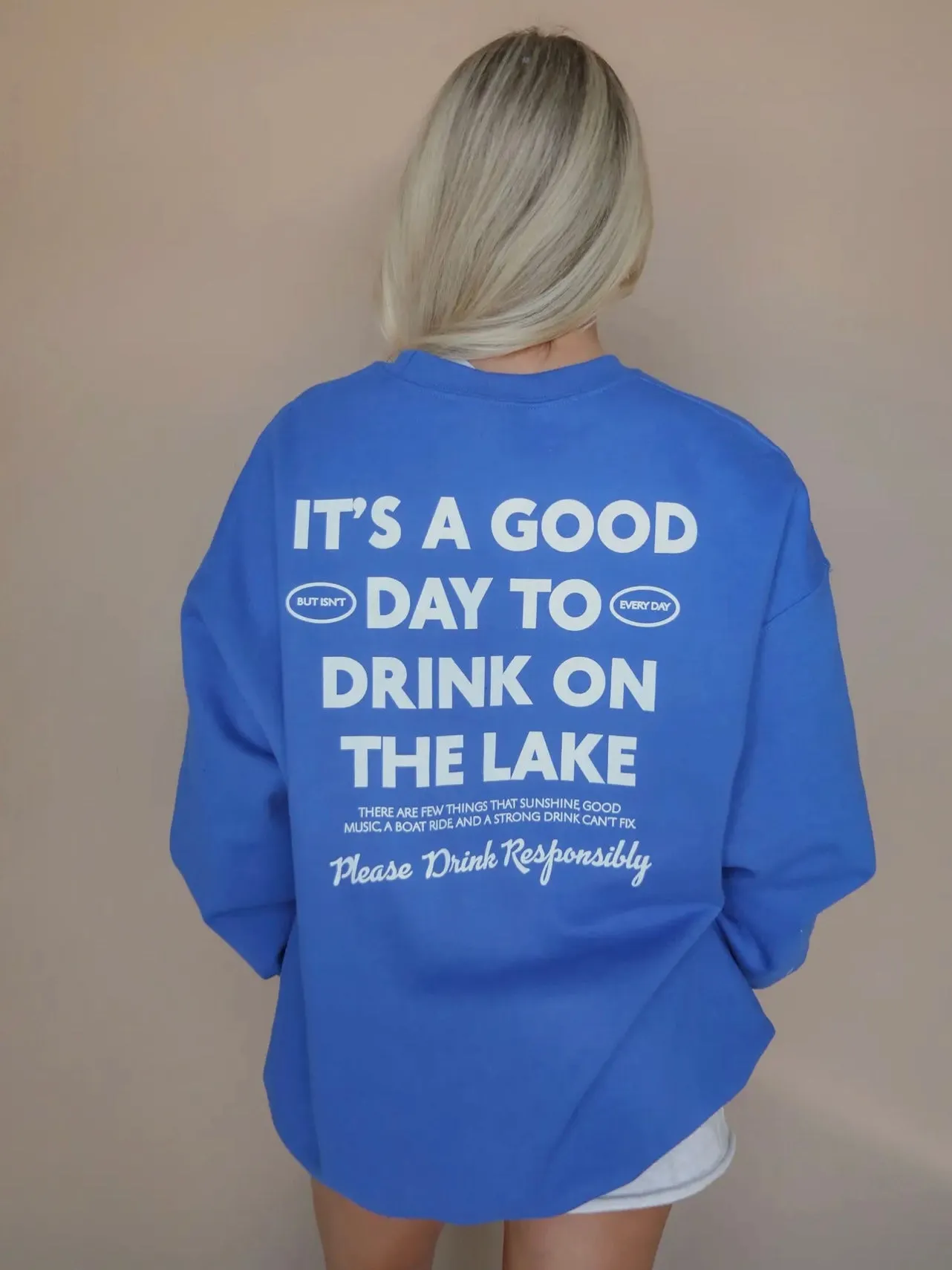 "Lake Responsibly" Crewneck Sweatshirt