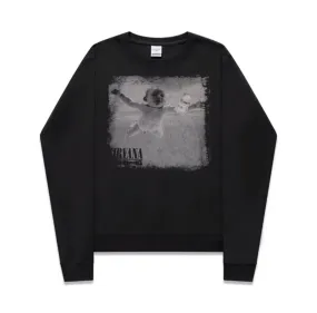 "NIRVANA NEVERMIND" PULLOVER SWEATSHIRT