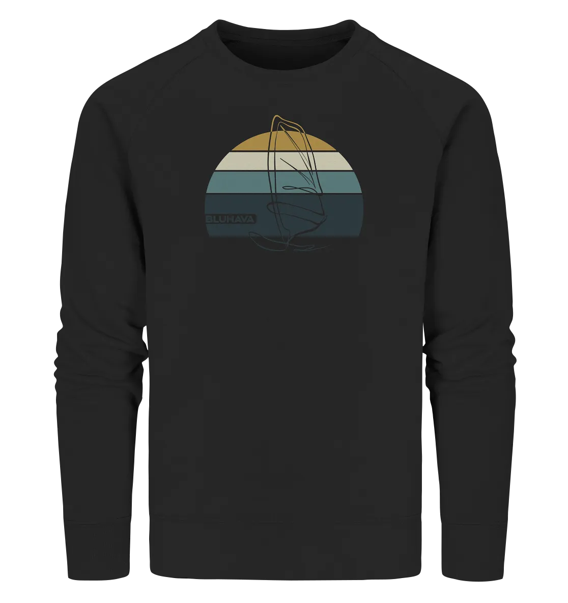 "Sunset WindsurflIiner" - Unisex Premium Organic Sweatshirt