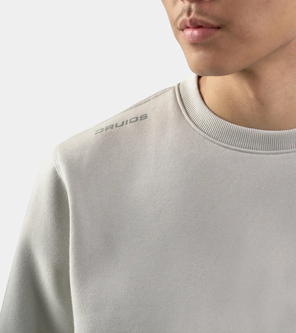 SIMPLE CREW SWEATSHIRT - GREY