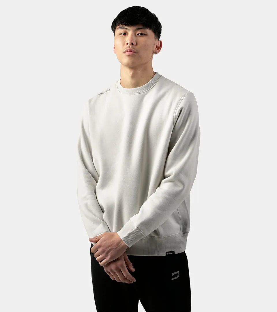 SIMPLE CREW SWEATSHIRT - GREY