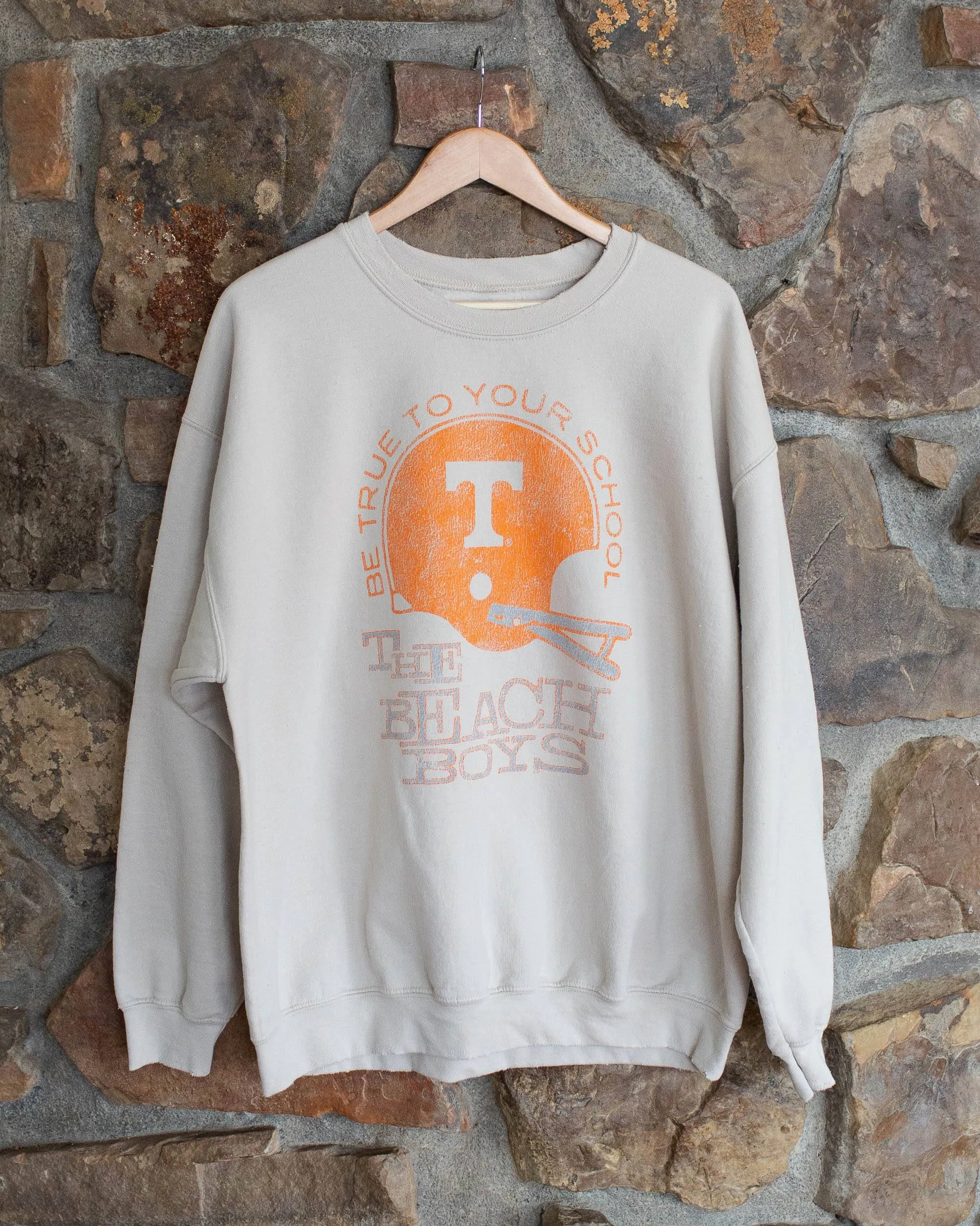 The Beach Boys Tennessee True To Your School Sand Thrifted Sweatshirt