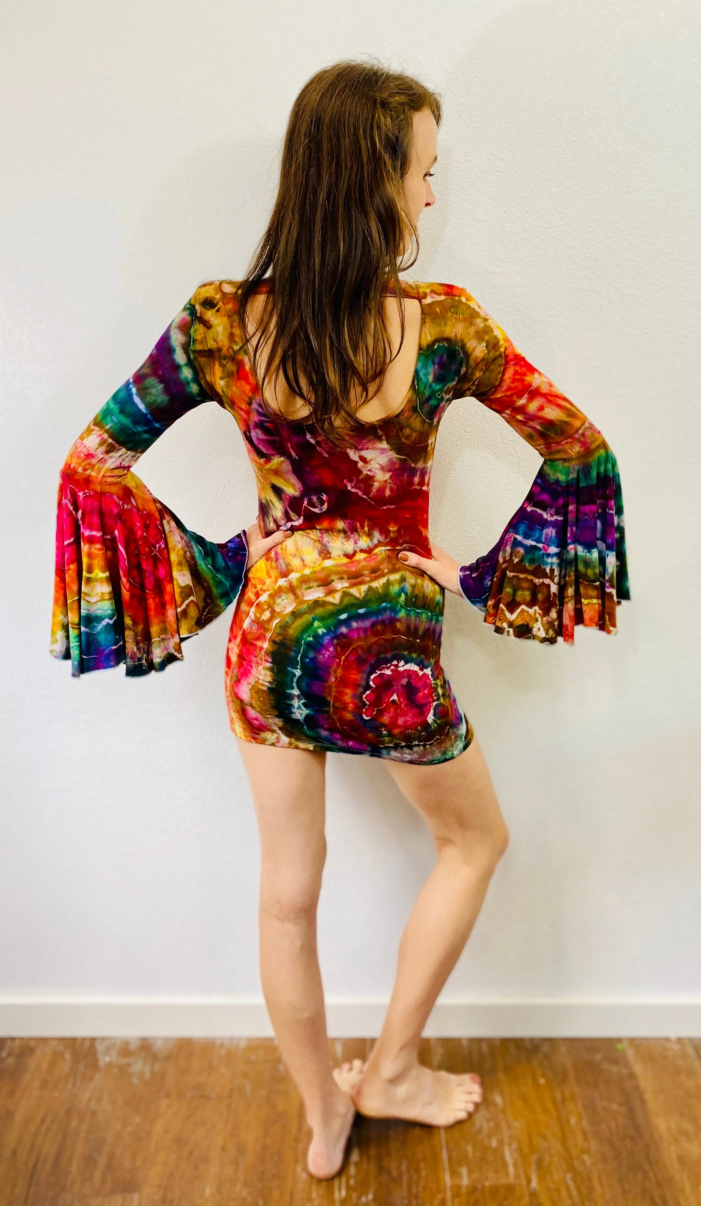 Tie Dye Bell Sleeve Tunic