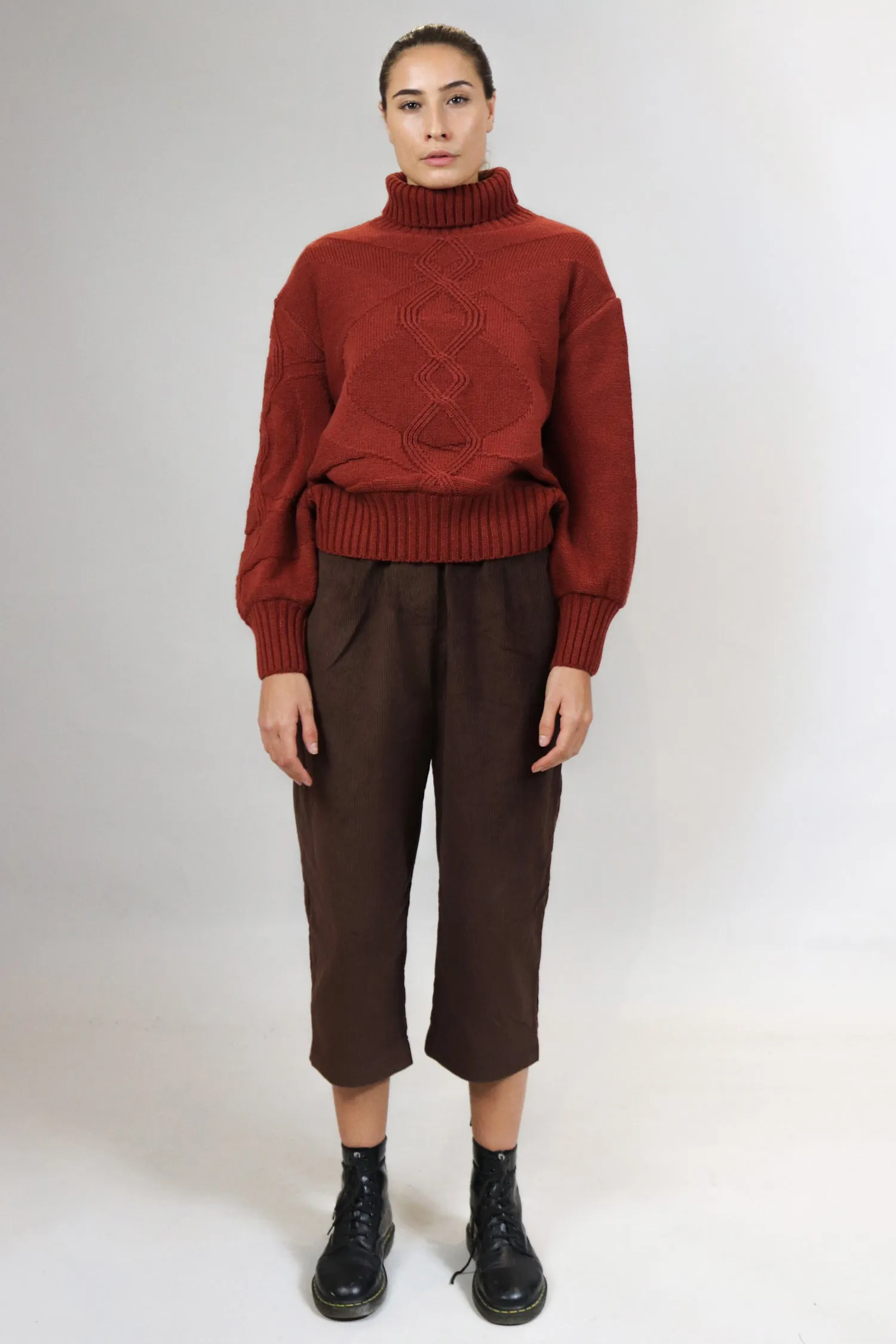 Turtleneck Knit Sweater