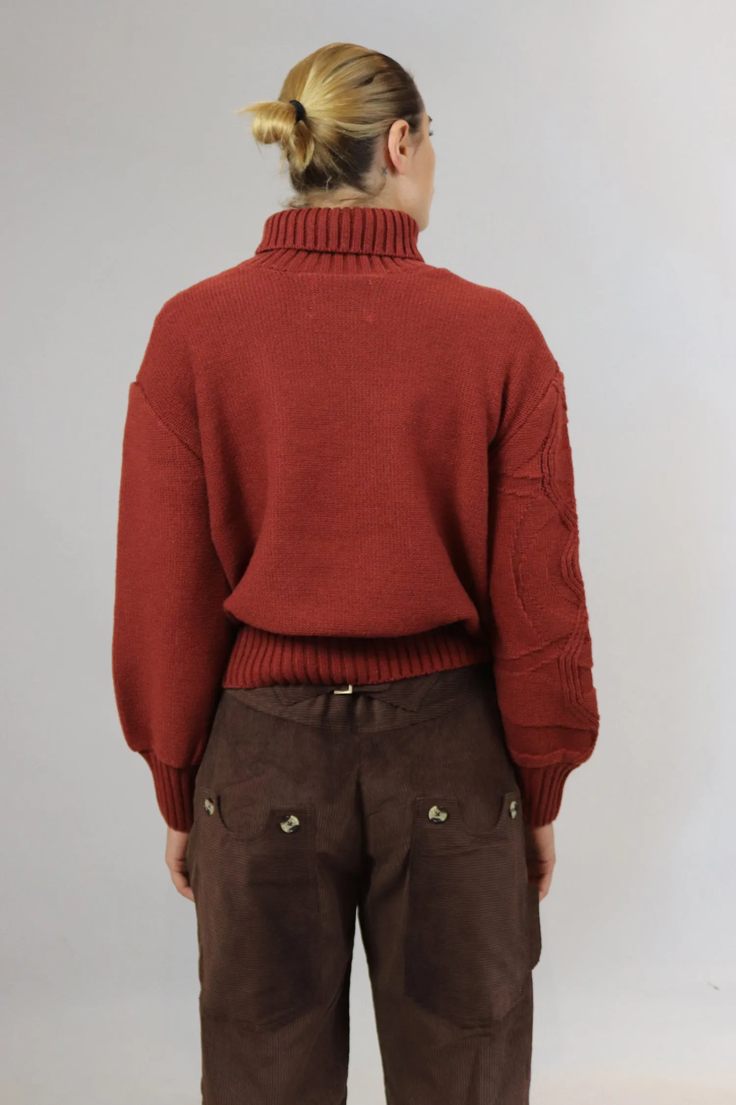 Turtleneck Knit Sweater