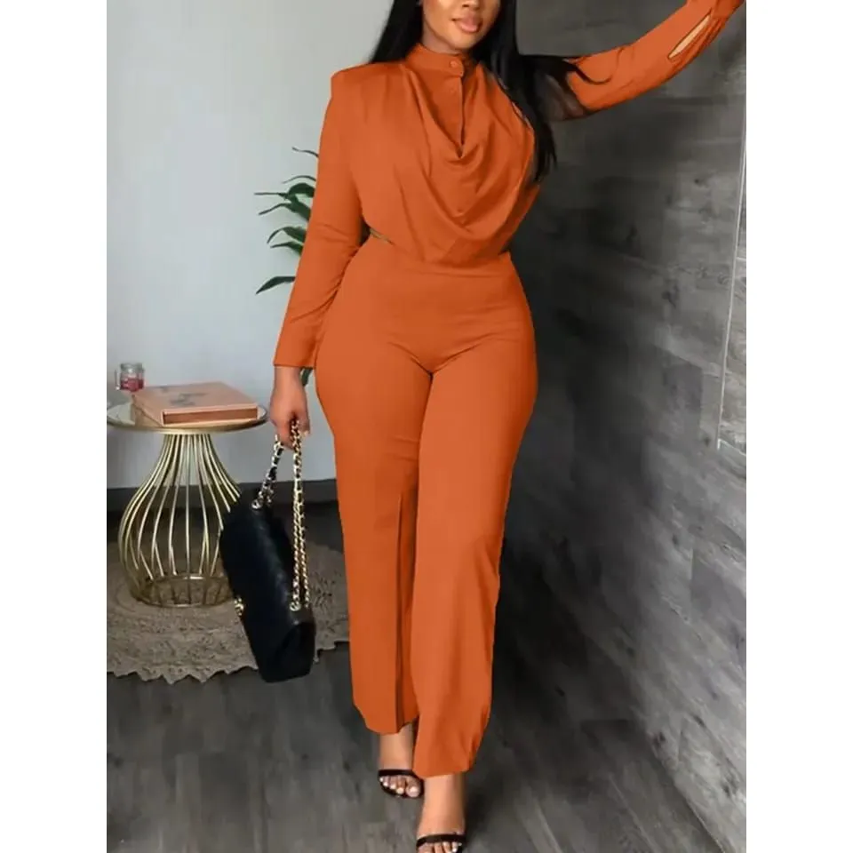 Turtleneck Long Sleeve and Pant Set