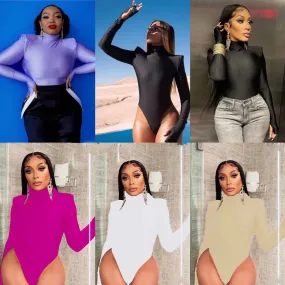 Turtleneck Long Sleeve Bodysuit