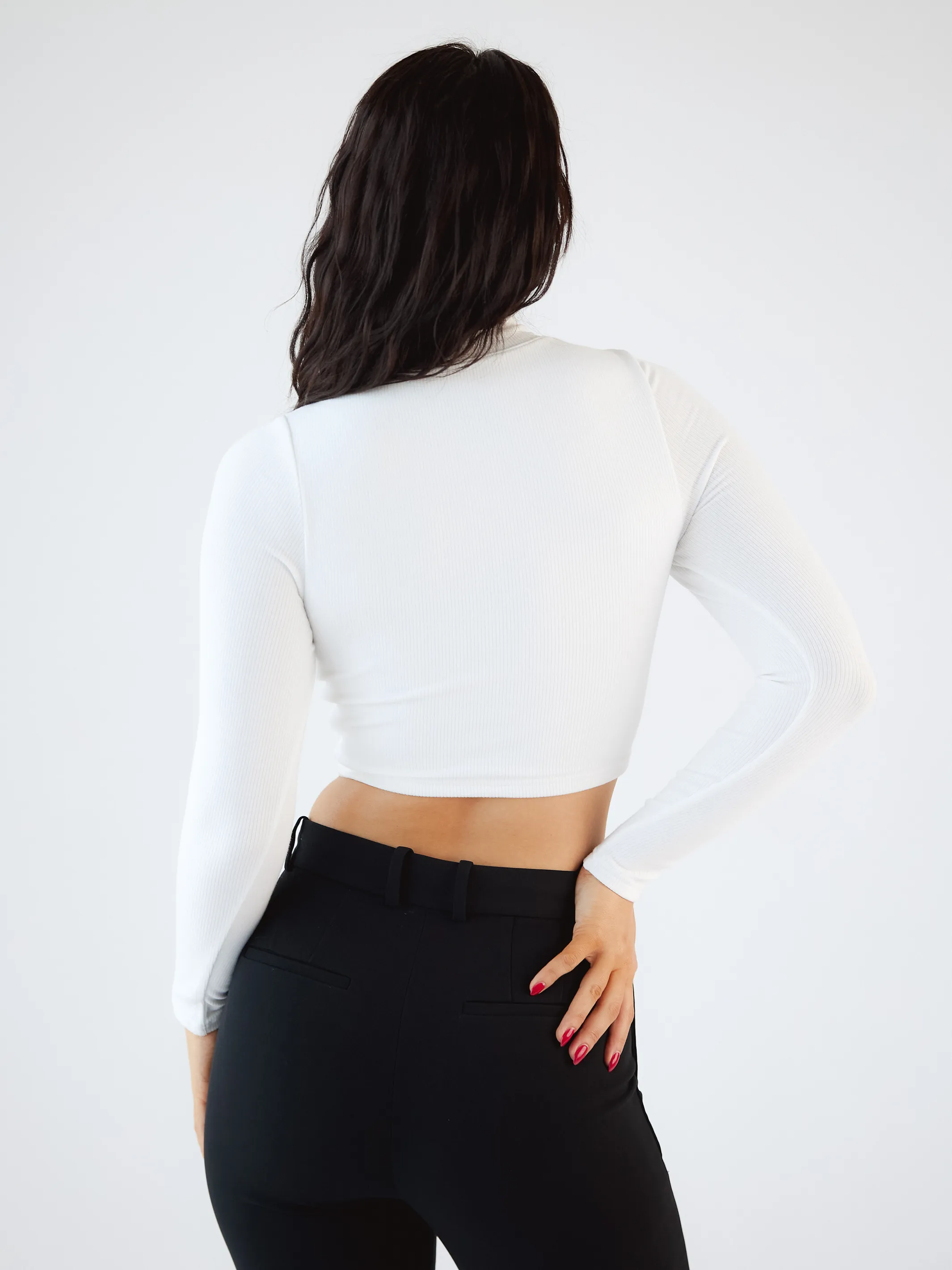 Turtleneck Long Sleeve Brami (Crop)