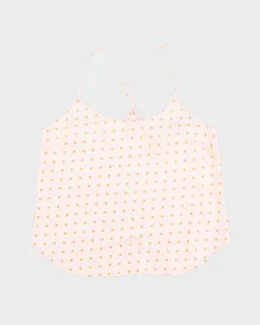 Victoria's Secret Cream Polka Dot Camisole - M