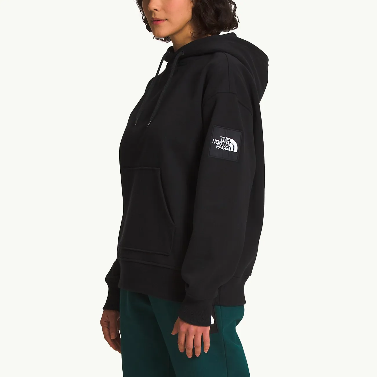 Women's Heavyweight Box Pullover Hoodie - Black