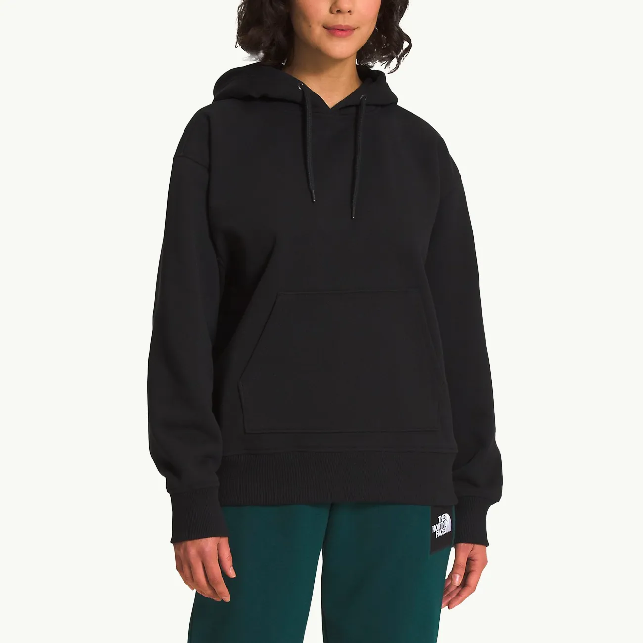 Women's Heavyweight Box Pullover Hoodie - Black